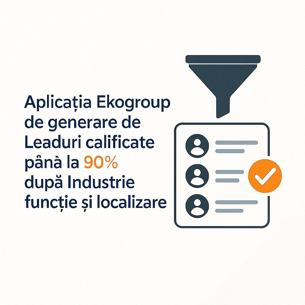 Generare Lead-uri LinkedIn pentru Startup-uri: Eduard Petrescu Oferă Soluții Scalabile cu Aplicația Ekogroup de Generare Lead-uri pe LinkedIn