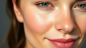 Piele reînnoită după peeling chimic.