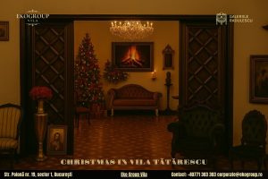 Decoratiuni de Craciun cu Farmec Autentic: O Călătorie în Crăciunul Anilor ’30 la Eko Group Vila